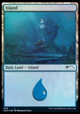 Island (Under the Sea) (548) [Secret Lair Drop Promos] - Trinity Hobby