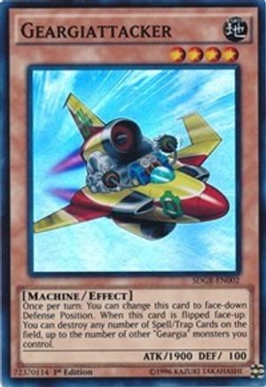 Geargiattacker [SDGR-EN002] Super Rare - Trinity Hobby