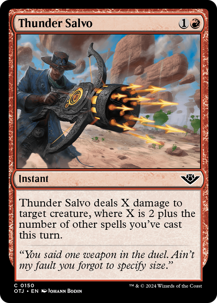 Thunder Salvo [Outlaws of Thunder Junction] - Trinity Hobby