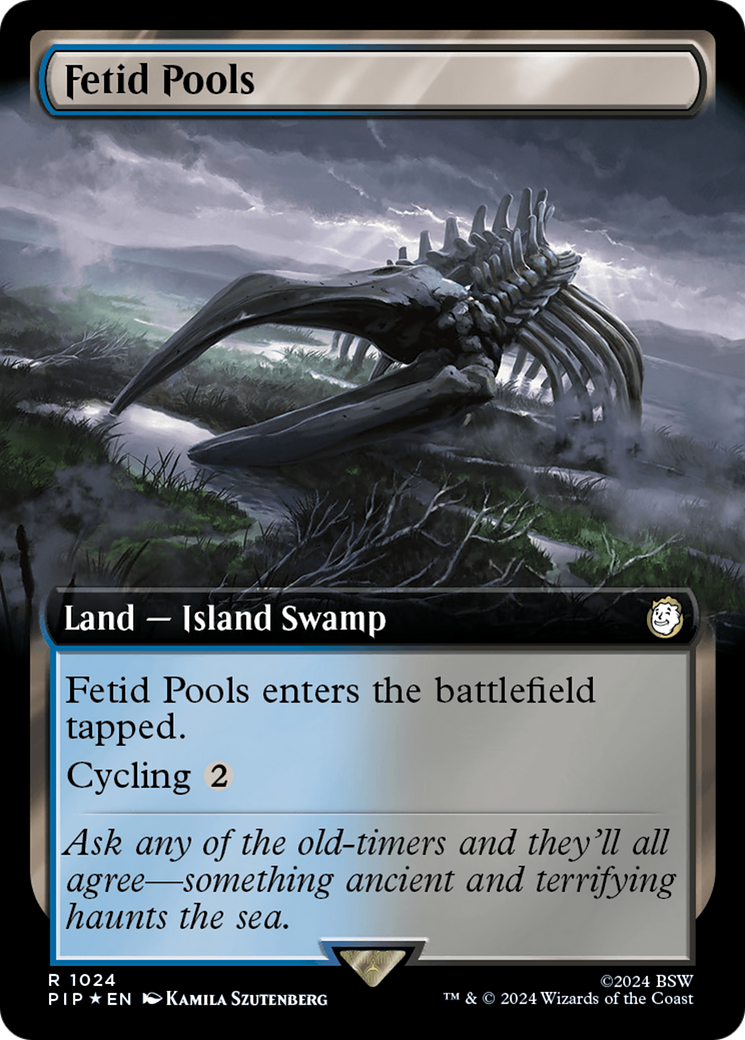 Fetid Pools (Extended Art) (Surge Foil) [Fallout] - Trinity Hobby