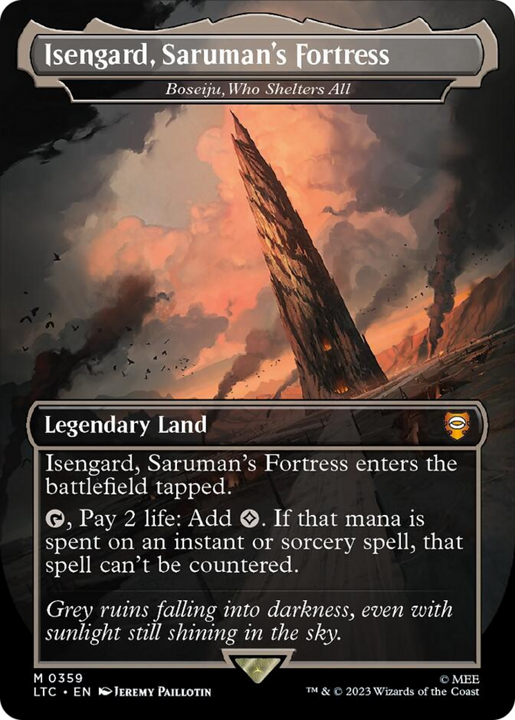 Isengard, Saruman's Fortress - Boseiju, Who Shelters All [The Lord of the Rings: Tales of Middle-Earth Commander] - Trinity Hobby