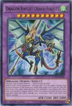 Dragon Knight Draco-Equiste [LC5D-EN028] Rare - Trinity Hobby