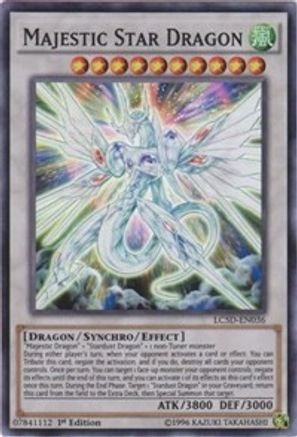 Majestic Star Dragon [LC5D-EN036] Super Rare - Trinity Hobby
