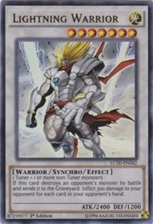 Lightning Warrior [LC5D-EN042] Ultra Rare - Trinity Hobby