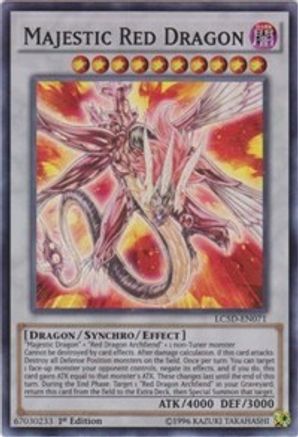 Majestic Red Dragon [LC5D-EN071] Super Rare - Trinity Hobby