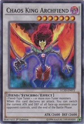 Chaos King Archfiend [LC5D-EN072] Super Rare - Trinity Hobby