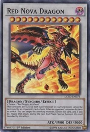 Red Nova Dragon [LC5D-EN073] Super Rare - Trinity Hobby