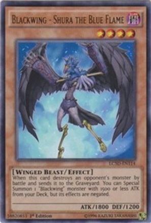 Blackwing - Shura the Blue Flame [LC5D-EN114] Ultra Rare - Trinity Hobby