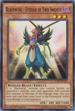 Blackwing - Etesian of Two Swords [LC5D-EN123] Common - Trinity Hobby