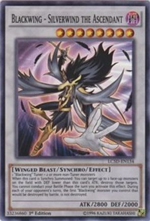 Blackwing - Silverwind the Ascendant [LC5D-EN134] Super Rare - Trinity Hobby