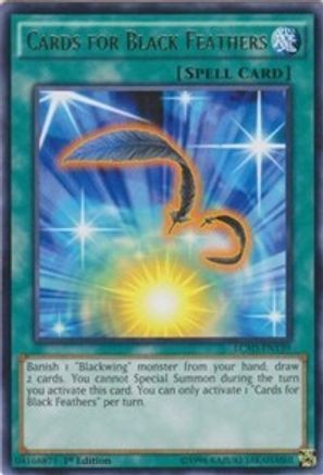 Cards for Black Feathers [LC5D-EN139] Rare - Trinity Hobby