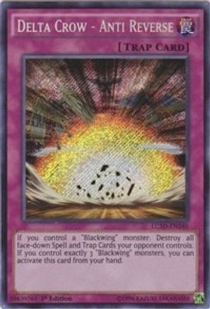 Delta Crow - Anti Reverse [LC5D-EN140] Secret Rare - Trinity Hobby