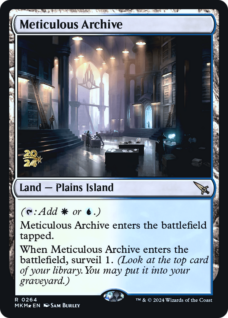 Meticulous Archive [Murders at Karlov Manor Prerelease Promos] - Trinity Hobby