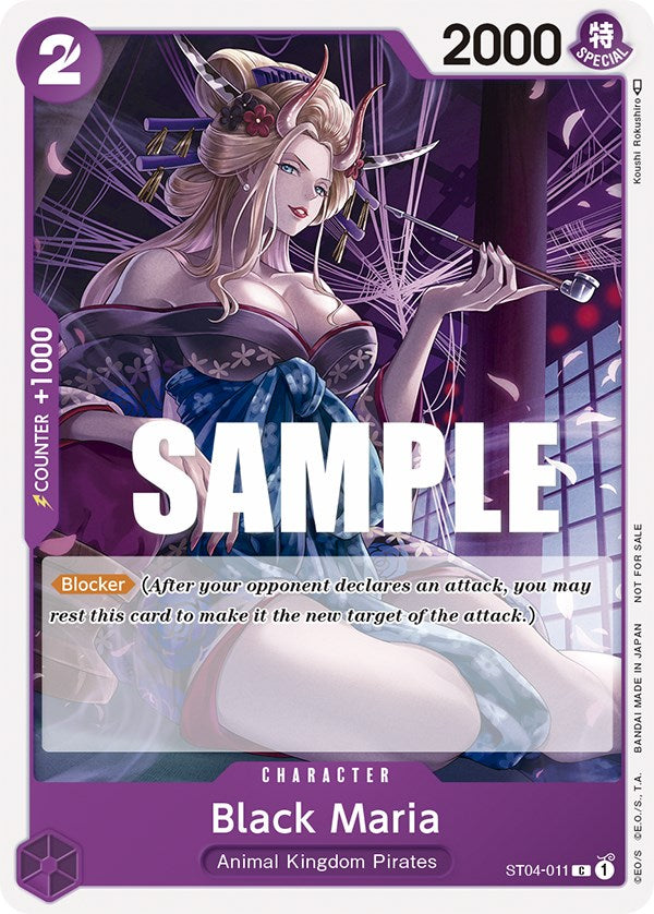 Black Maria (Tournament Pack Vol. 2) (ST04-011) - [One Piece Promotion Cards] - Trinity Hobby