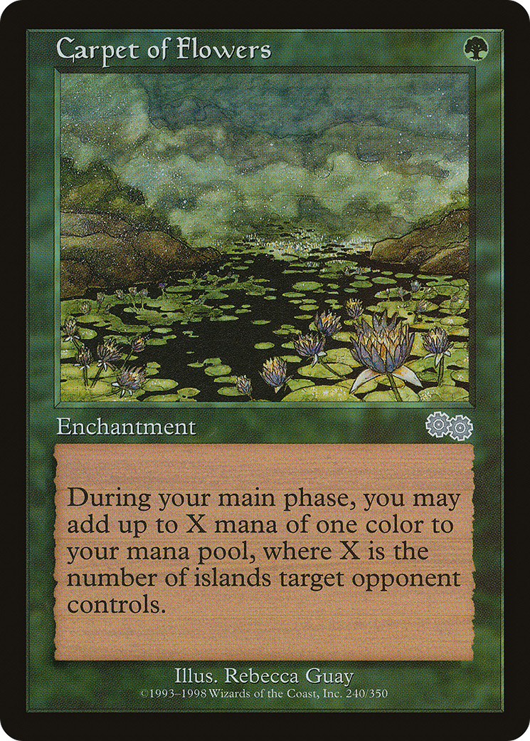 Carpet of Flowers [Urza's Saga] - Trinity Hobby