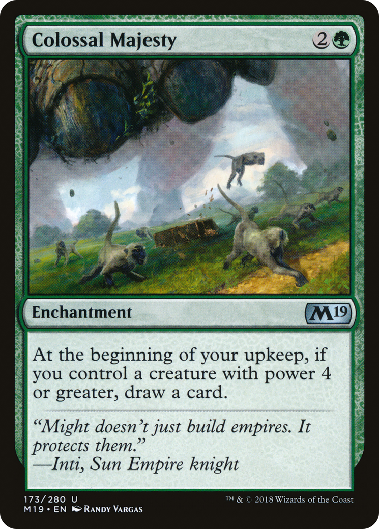 Colossal Majesty [Core Set 2019] - Trinity Hobby