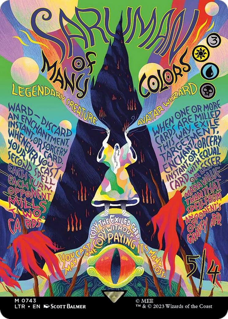 Saruman of Many Colors (Borderless Poster) [The Lord of the Rings: Tales of Middle-Earth] - Trinity Hobby