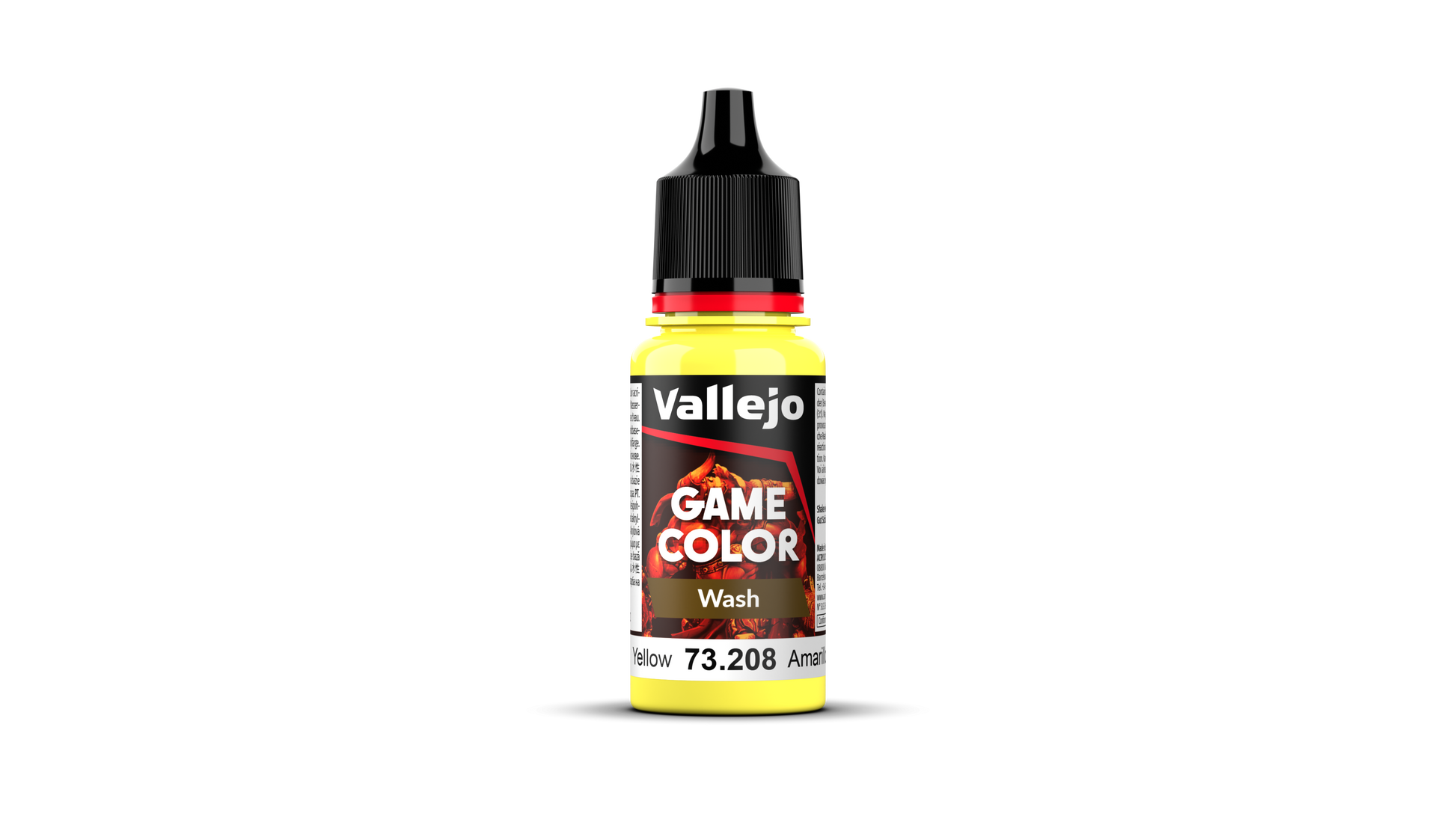 GAME WASH 208 : YELLOW GAME WASH (17ml) - Trinity Hobby