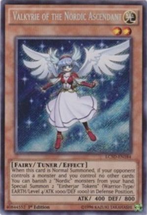 Valkyrie of the Nordic Ascendant [LC5D-EN184] Secret Rare - Trinity Hobby