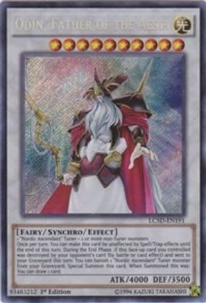 Odin, Father of the Aesir [LC5D-EN191] Secret Rare - Trinity Hobby