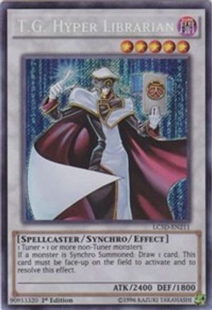 T.G. Hyper Librarian [LC5D-EN211] Secret Rare - Trinity Hobby