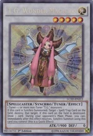T.G. Wonder Magician [LC5D-EN213] Secret Rare - Trinity Hobby