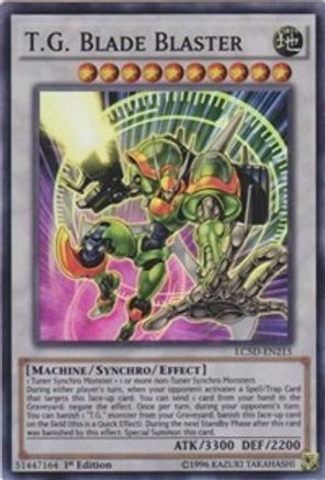 T.G. Blade Blaster [LC5D-EN215] Super Rare - Trinity Hobby