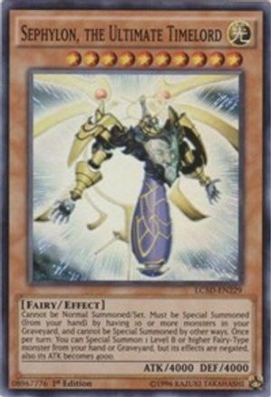 Sephylon, the Ultimate Timelord [LC5D-EN229] Super Rare - Trinity Hobby