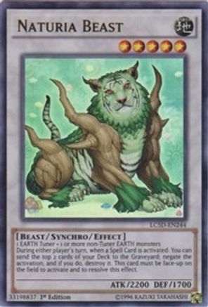 Naturia Beast [LC5D-EN244] Ultra Rare - Trinity Hobby