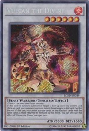 Vulcan the Divine [LC5D-EN249] Secret Rare - Trinity Hobby