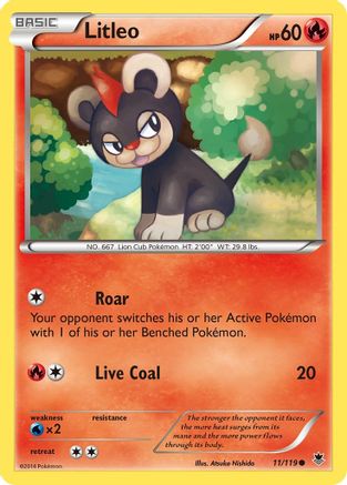 Litleo (11/119) [XY: Phantom Forces] - Trinity Hobby