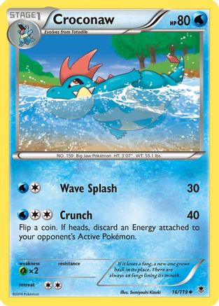 Croconaw (16/119) [XY: Phantom Forces] - Trinity Hobby