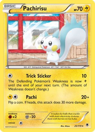 Pachirisu (25/119) [XY: Phantom Forces] - Trinity Hobby