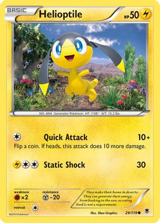 Helioptile (29/119) [XY: Phantom Forces] - Trinity Hobby
