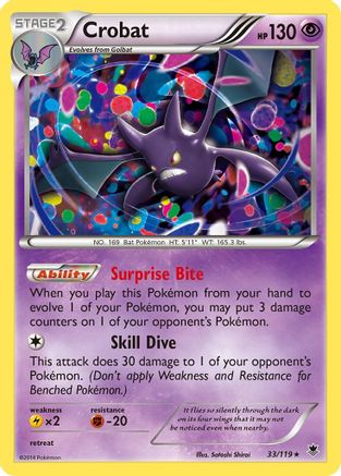 Crobat (33/119) [XY: Phantom Forces] - Trinity Hobby
