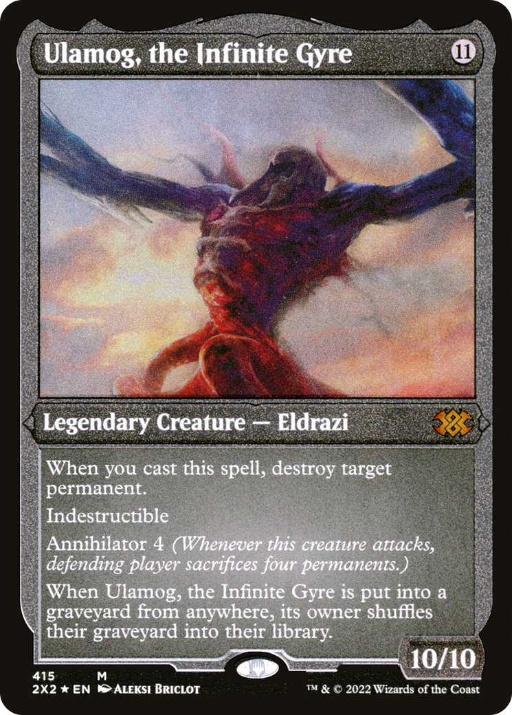Ulamog, the Infinite Gyre (Foil Etched)  [Foil]  (2X2-415) - [Double Masters 2022] - Trinity Hobby