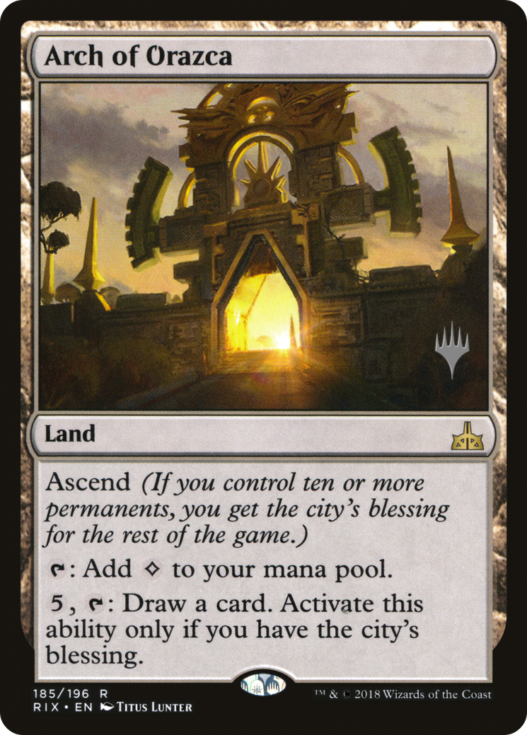Arch of Orazca (Promo Pack) [Rivals of Ixalan Promos] - Trinity Hobby
