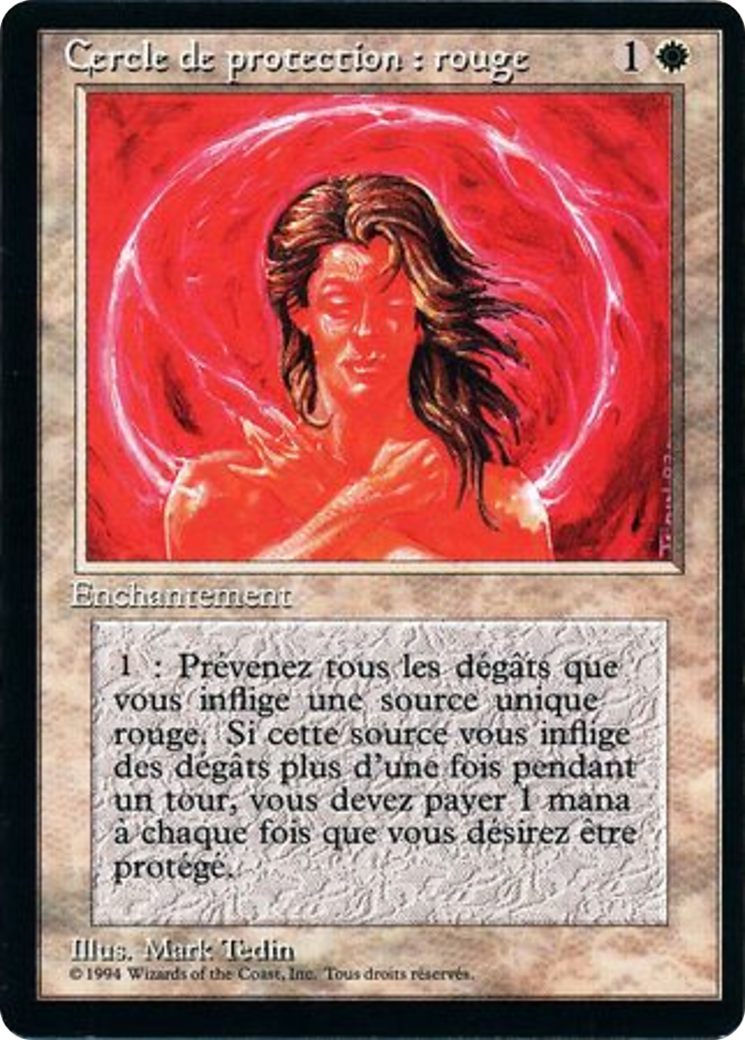Circle of Protection: Red [Foreign Black Border] - Trinity Hobby