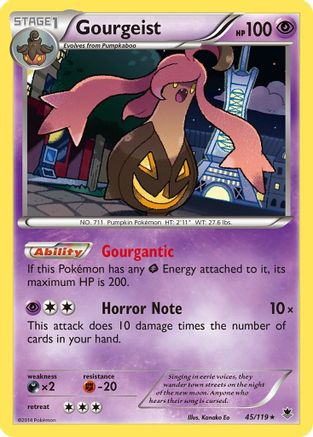 Gourgeist (45/119) [XY: Phantom Forces] - Trinity Hobby