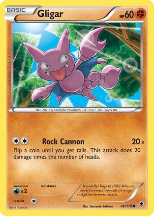 Gligar (46/119) [XY: Phantom Forces] - Trinity Hobby
