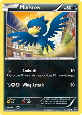 Murkrow (51/119) [XY: Phantom Forces] - Trinity Hobby