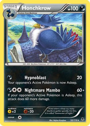 Honchkrow (52/119) [XY: Phantom Forces] - Trinity Hobby