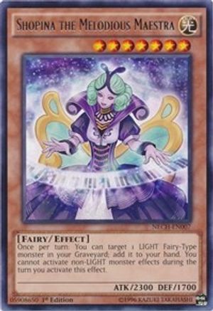 Shopina the Melodious Maestra [NECH-EN007] Rare - Trinity Hobby