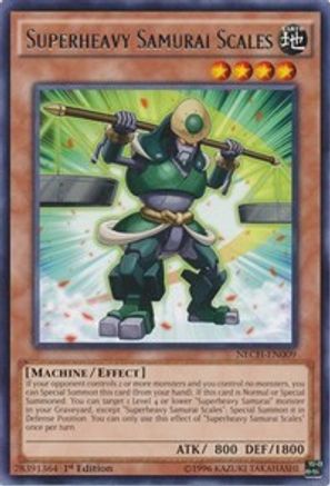 Superheavy Samurai Scales [NECH-EN009] Rare - Trinity Hobby