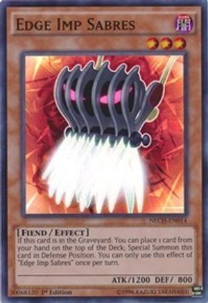 Edge Imp Sabres [NECH-EN014] Super Rare - Trinity Hobby