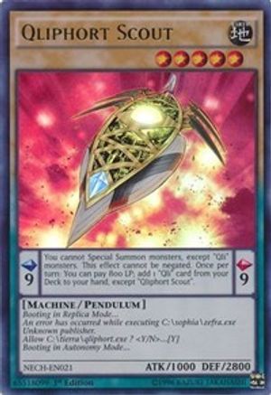 Qliphort Scout [NECH-EN021] Ultra Rare - Trinity Hobby