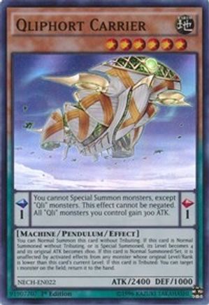 Qliphort Carrier [NECH-EN022] Super Rare - Trinity Hobby
