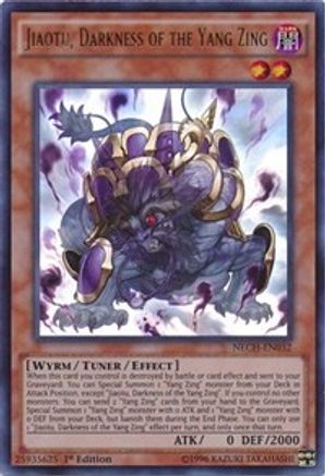 Jiaotu, Darkness of the Yang Zing [NECH-EN032] Ultra Rare - Trinity Hobby