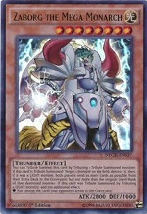 Zaborg the Mega Monarch [NECH-EN037] Ultra Rare - Trinity Hobby