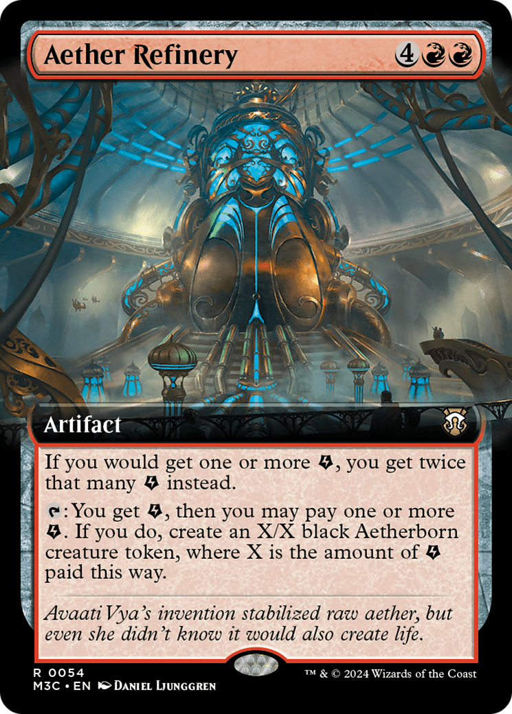 Aether Refinery (Extended Art) [Modern Horizons 3 Commander] - Trinity Hobby
